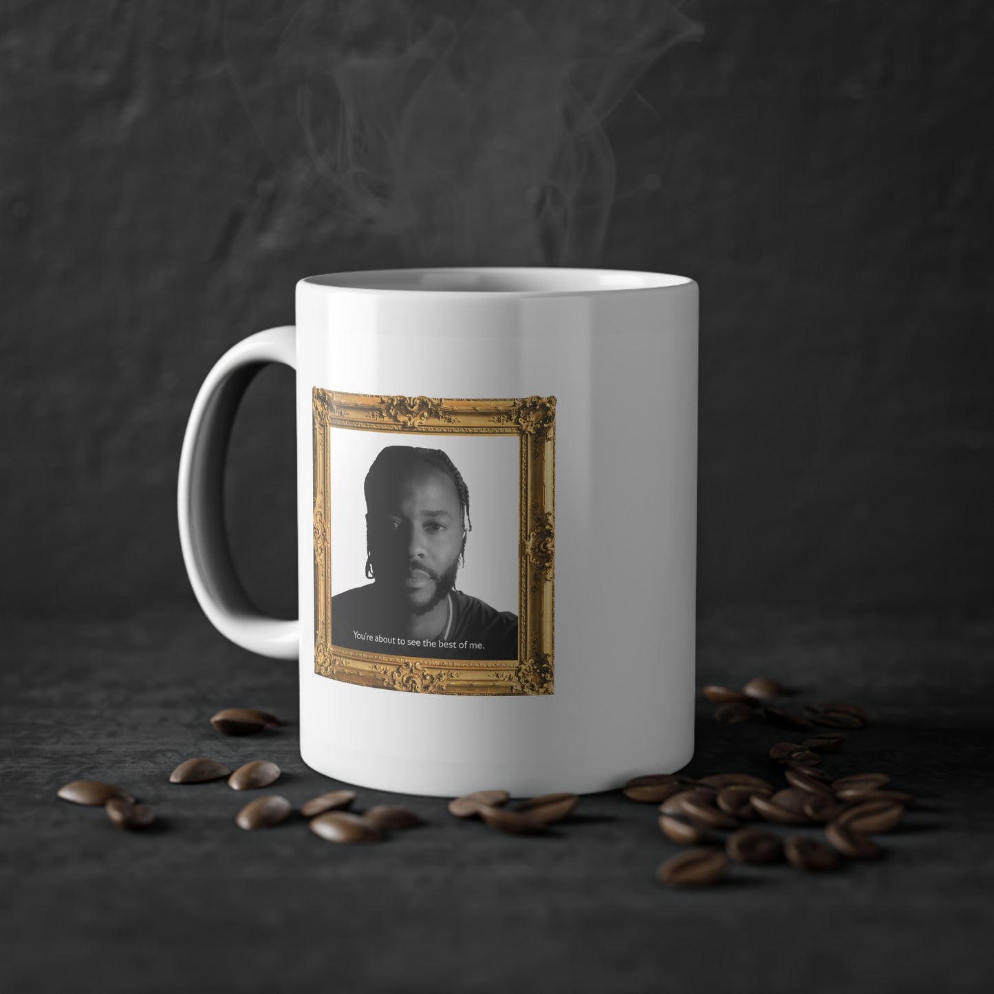 Mug - Raheem Sterling "Best of me" (Gold Frame)