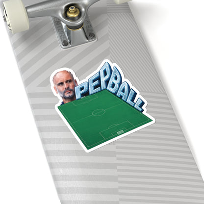 Football Sticker — "Pep Ball" Guardiola (Manchester City)