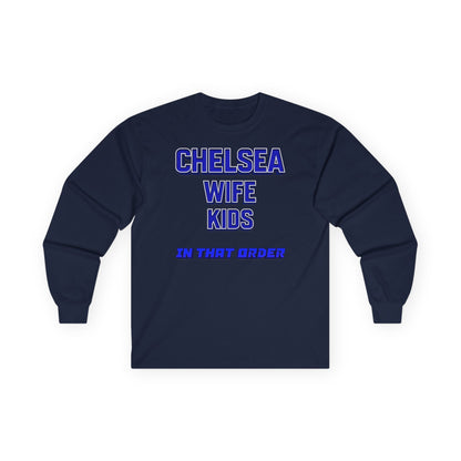 T-Shirt Manches Longues Mixte - In That Order (Chelsea)