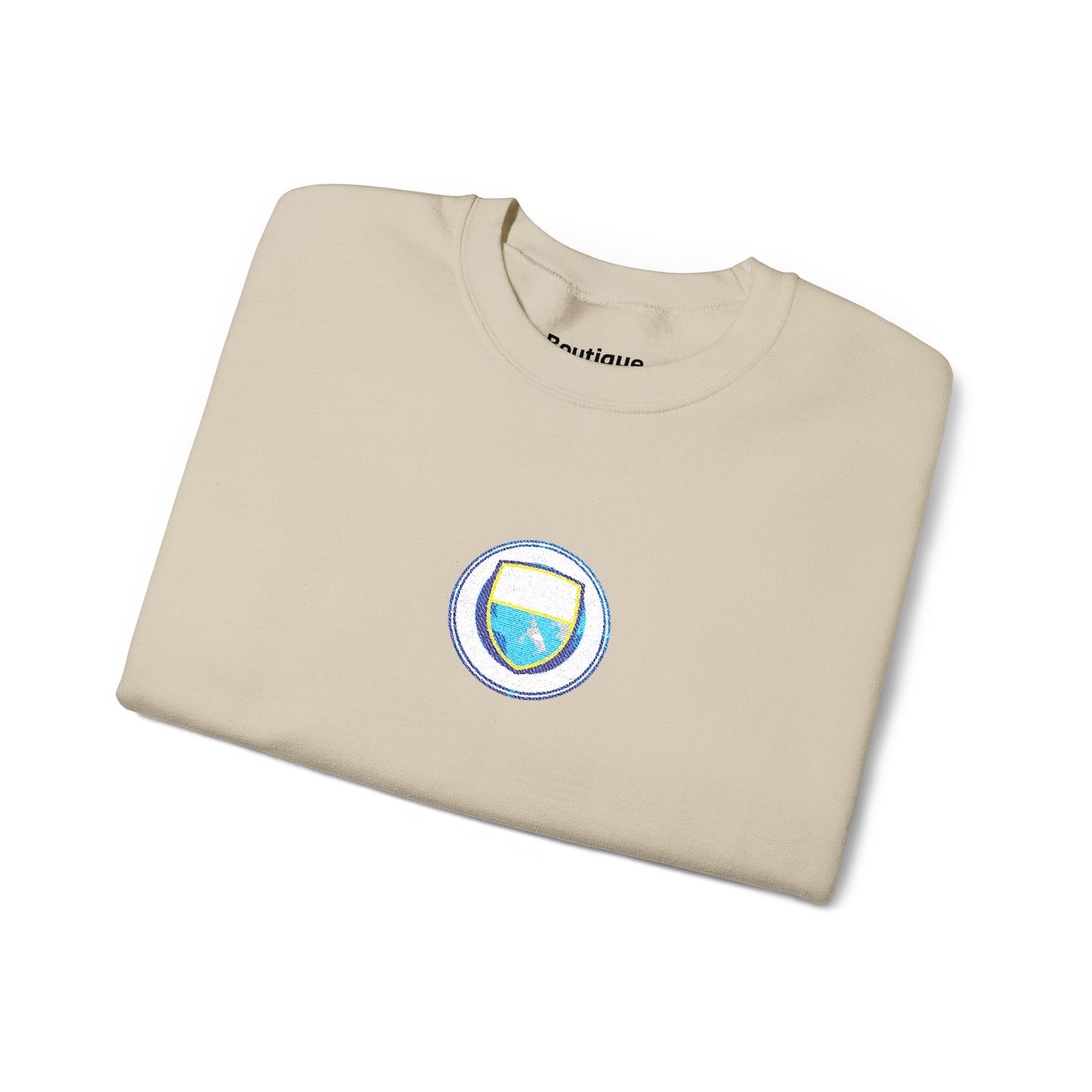 Unisex sweater with embroidered design - Man City