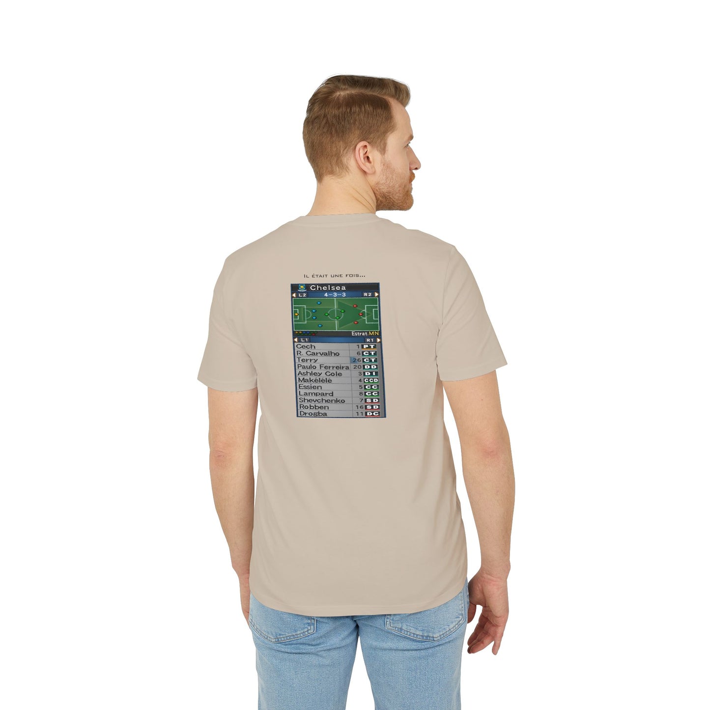 T-Shirt PES 6 avec design au dos - Chelsea Edition