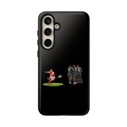 iPhone/Samsung Case - Declan Rice Free Kick (Arsenal phone case)