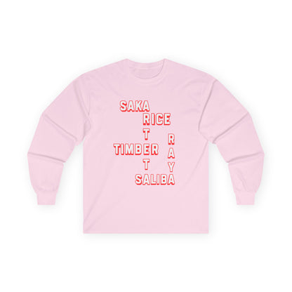 Unisex Long Sleeve T-Shirt - Arsenal (Words, Mots)