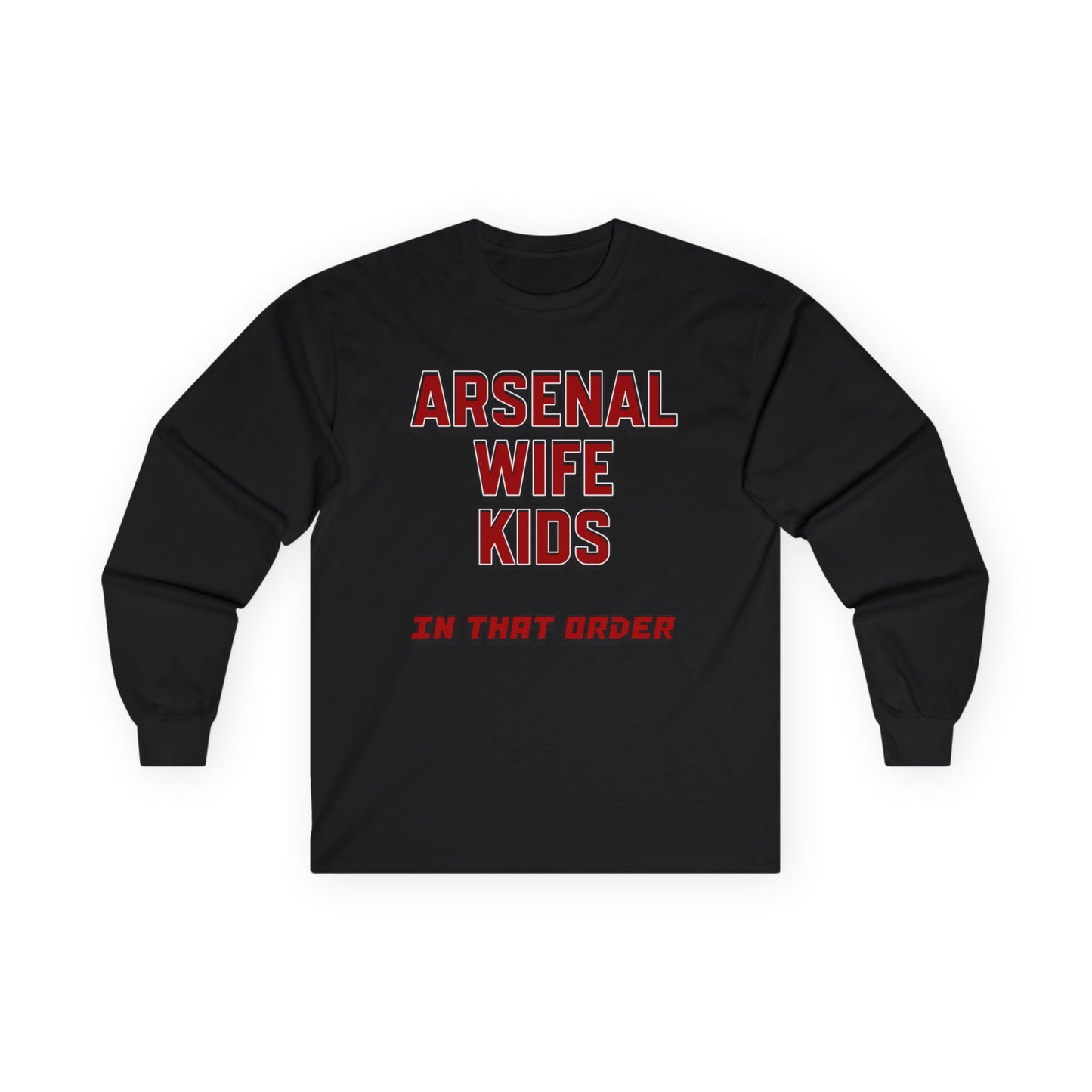 T-Shirt Manches Longues Mixte - In That Order (Arsenal)