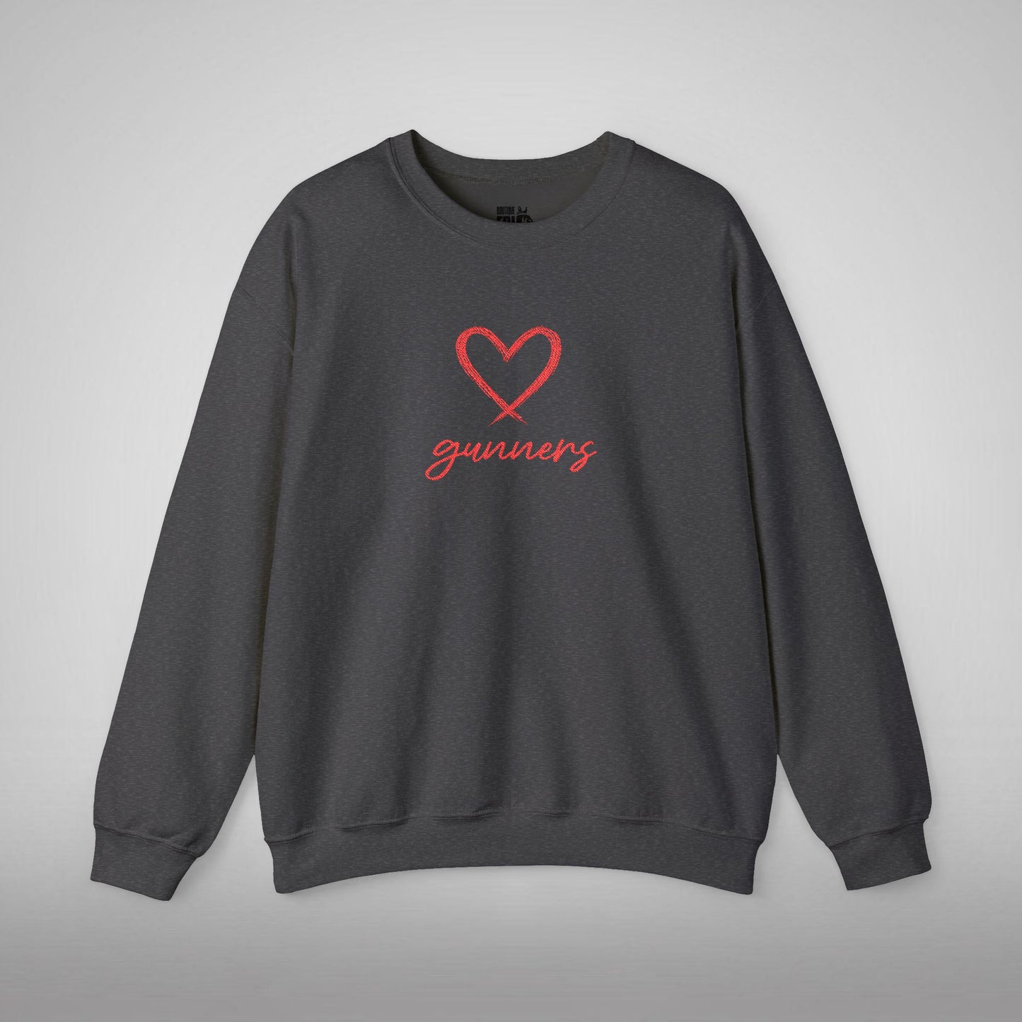 Pull Mixte Brodé - Cœur de Gunners (Arsenal)