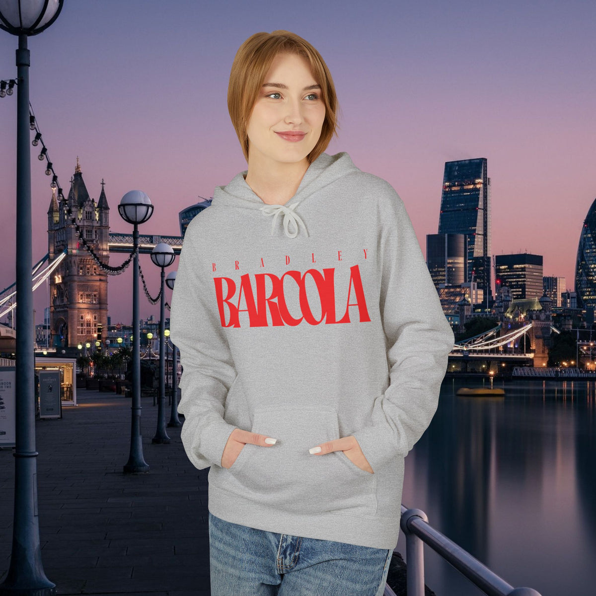 Hoodie Capuche Mixte - Bradley Barcola (Liverpool)