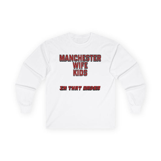 T-Shirt Manches Longues Mixte - In That Order (Man United)