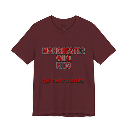 T-Shirt Mixte - In That Order (Manchester United)