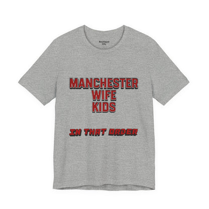 T-Shirt Mixte - In That Order (Manchester United)