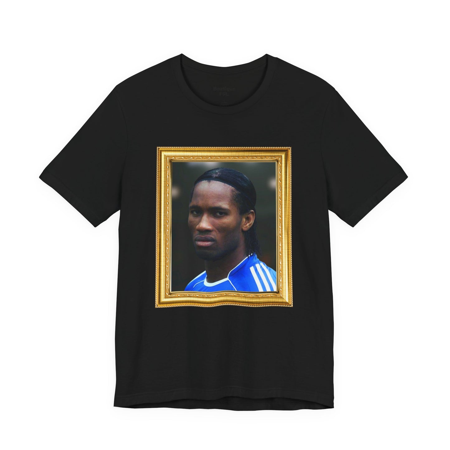 T-Shirt Mixte - Drogba Chelsea Legend (Gold Frame)