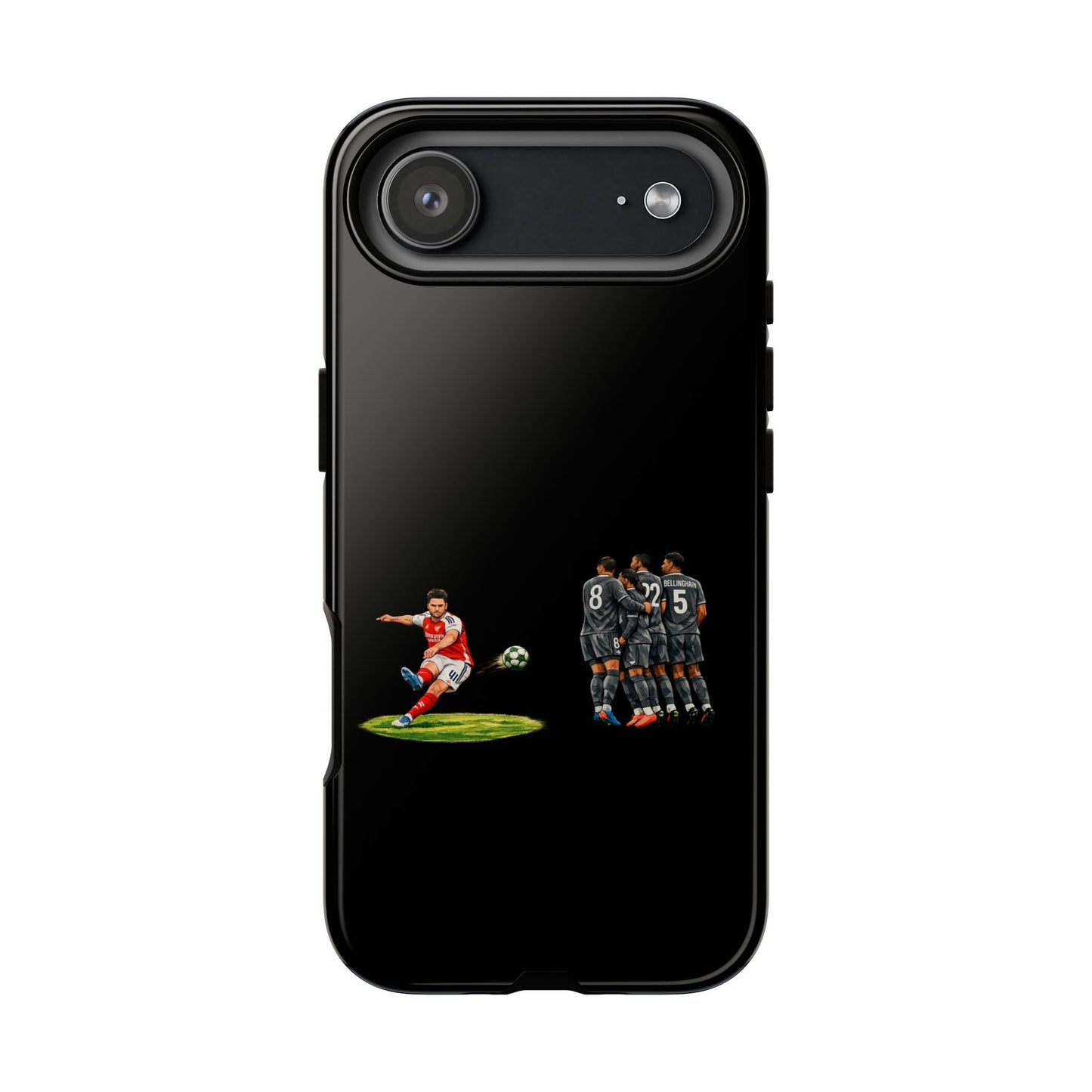 iPhone/Samsung Case - Declan Rice Free Kick (Arsenal phone case)