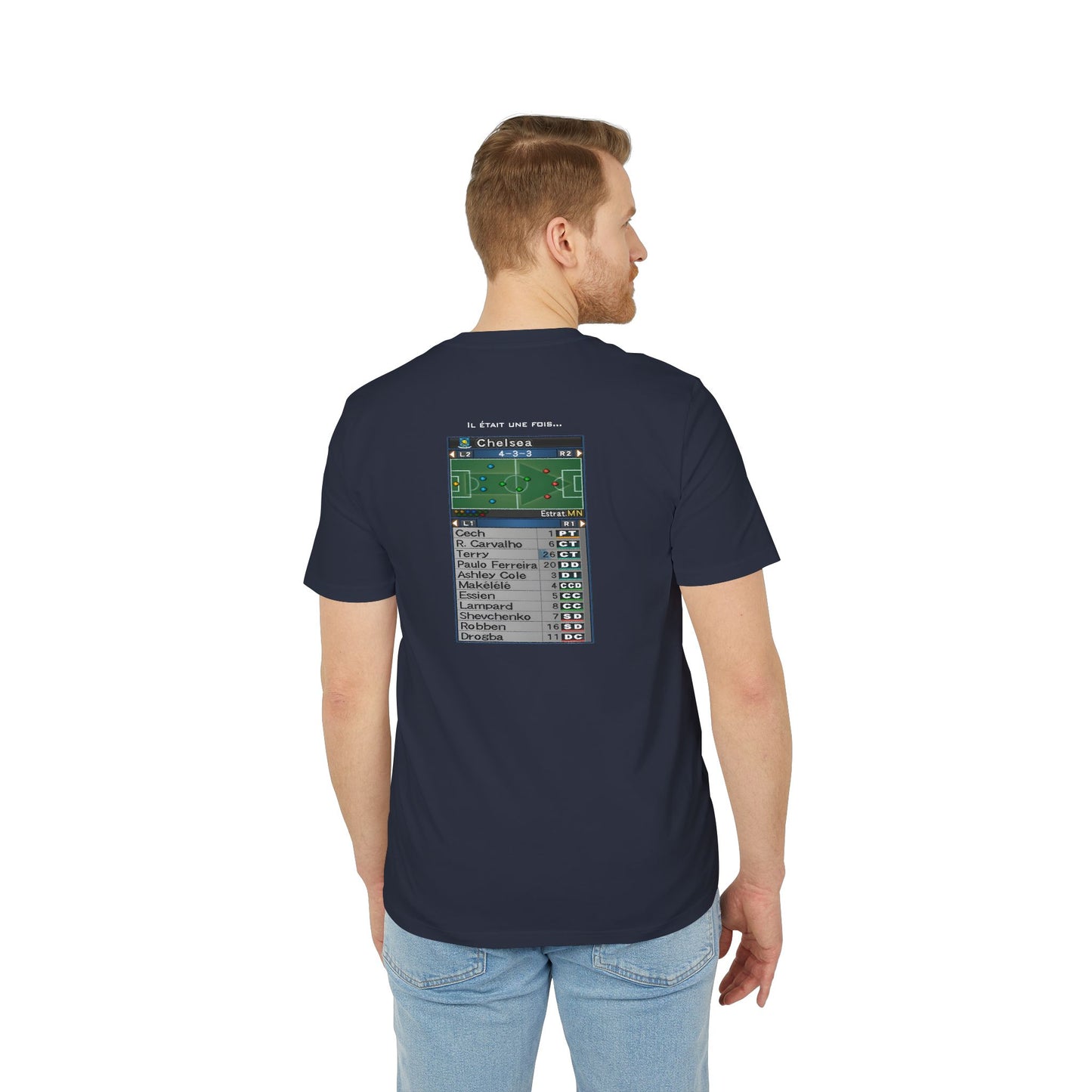 T-Shirt PES 6 avec design au dos - Chelsea Edition