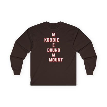 T-Shirt Manches Longues Mixte - Manchester United (Names)