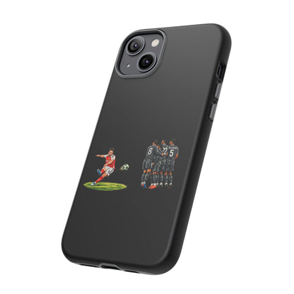 iPhone/Samsung Case - Declan Rice Free Kick (Arsenal phone case)