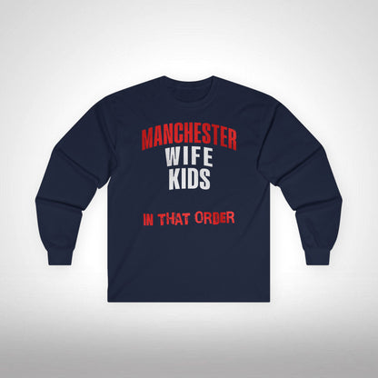 Mixed Long Sleeve T-Shirt - In That Order (Man United)