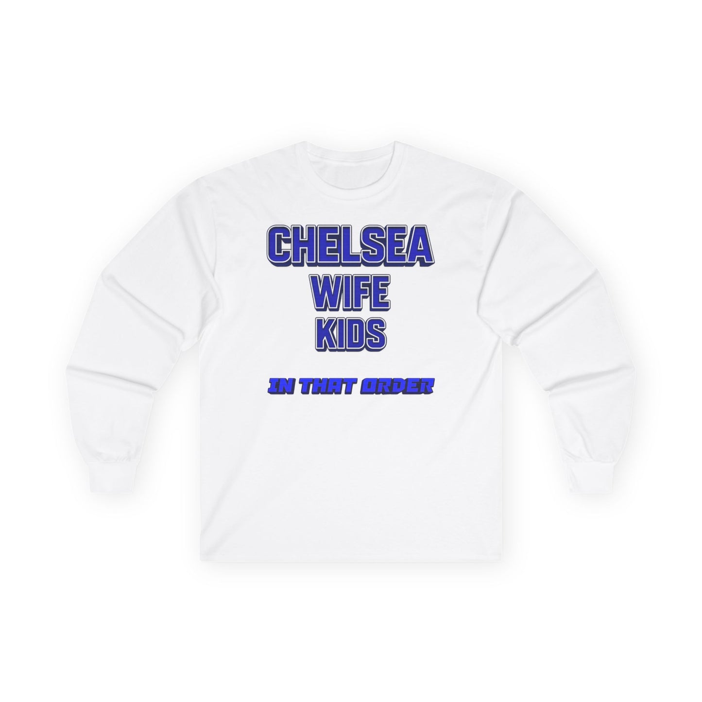 T-Shirt Manches Longues Mixte - In That Order (Chelsea)