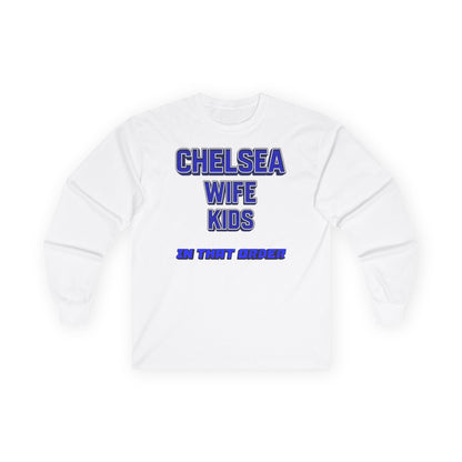 T-Shirt Manches Longues Mixte - In That Order (Chelsea)