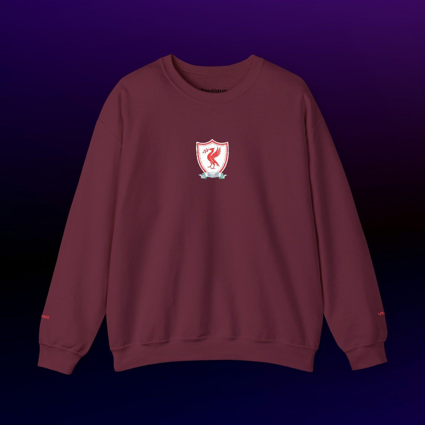 Unisex sweater with embroidered design - Liverpool