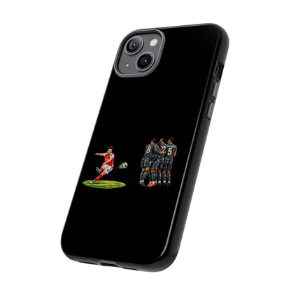 iPhone/Samsung Case - Declan Rice Free Kick (Arsenal phone case)