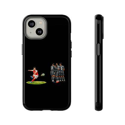 iPhone/Samsung Case - Declan Rice Free Kick (Arsenal phone case)