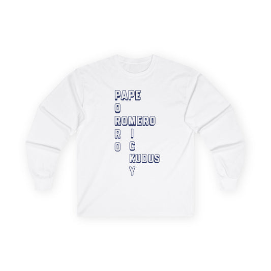 T-Shirt Manches Longues Mixte - Tottenham (Words, Mots)