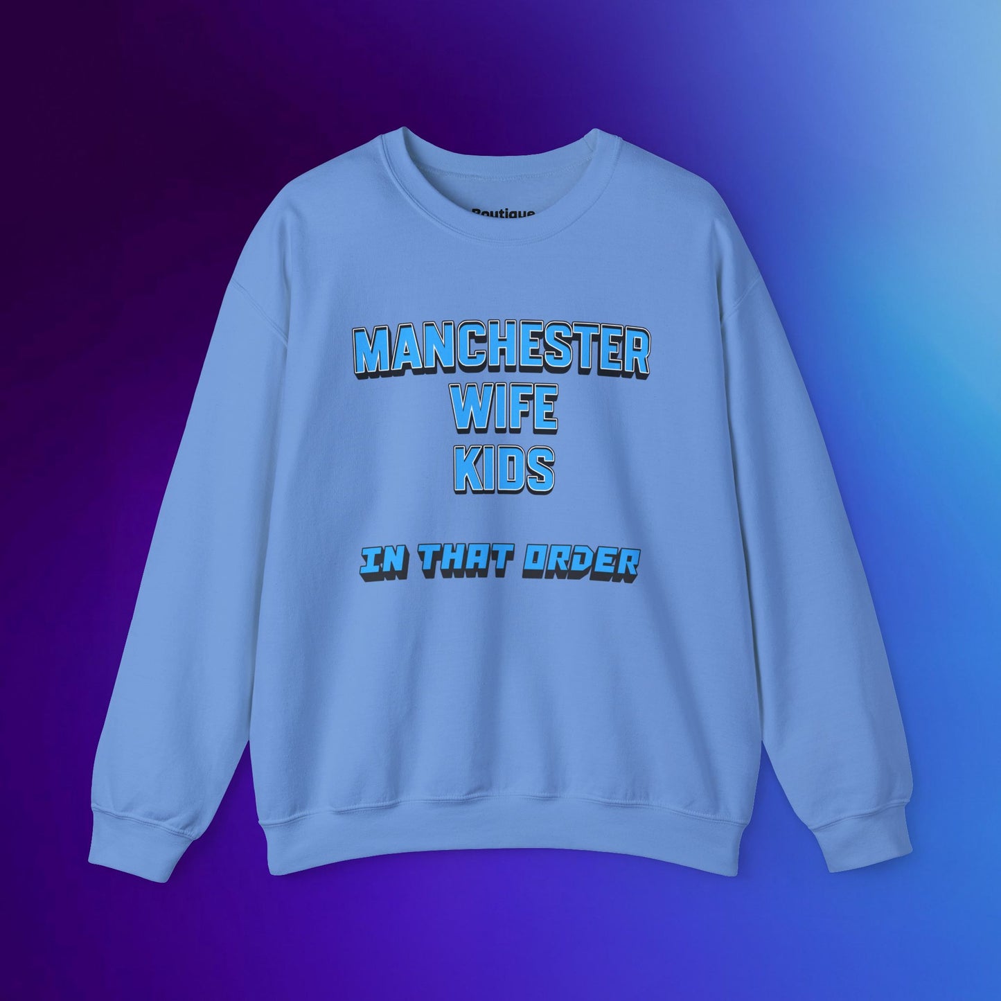 Mixed Sweater - In That Order (Manchester City)