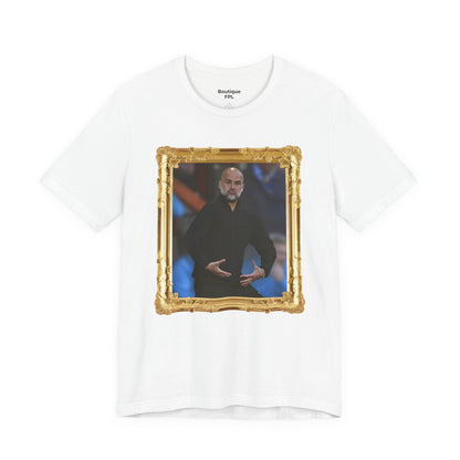 Mixed T-Shirt - Pep Guardiola "Balls" (Gold frame)