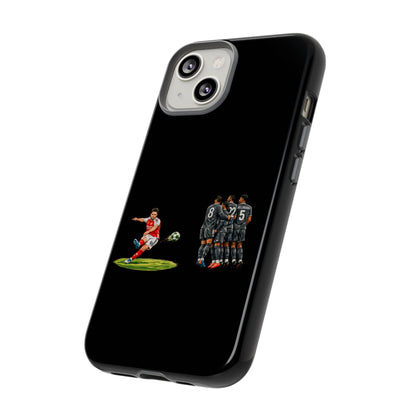 iPhone/Samsung Case - Declan Rice Free Kick (Arsenal phone case)