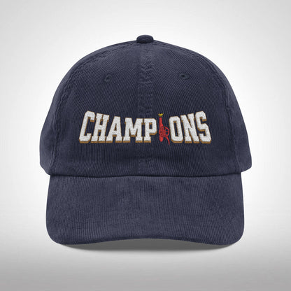 Casquette en velours côtelé et brodé - PL Champions (Arsenal)