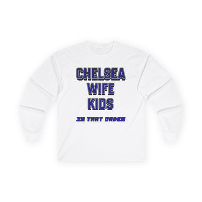 Unisex Long Sleeve T-Shirt - In That Order (Chelsea)