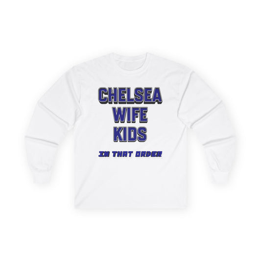 T-Shirt Manches Longues Mixte - In That Order (Chelsea)