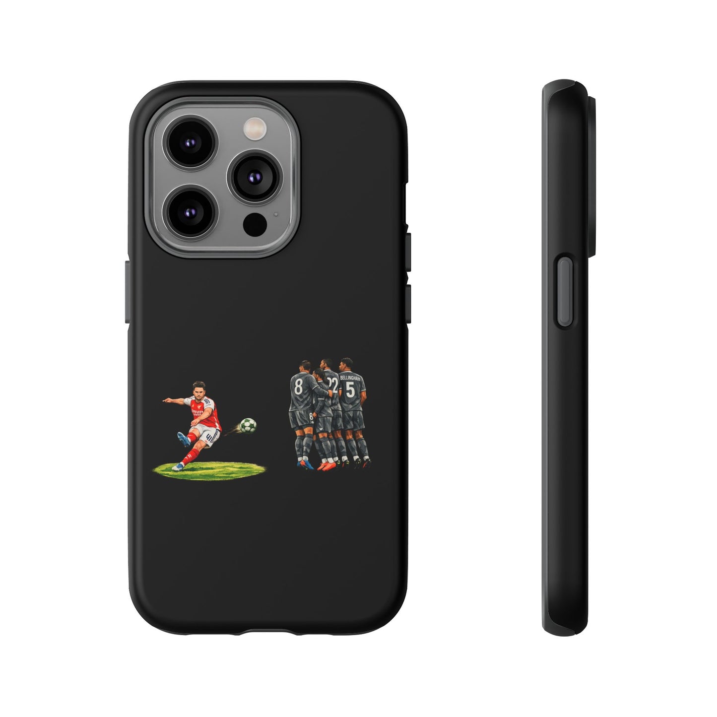 iPhone/Samsung Case - Declan Rice Free Kick (Arsenal phone case)