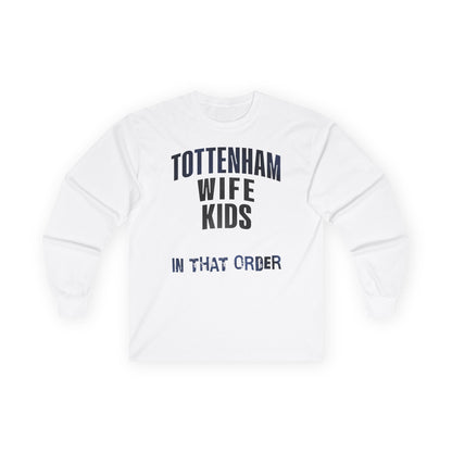 T-Shirt Manches Longues Mixte - In That Order (Tottenham)