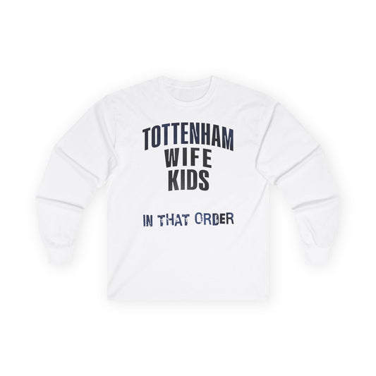 T-Shirt Manches Longues Mixte - In That Order (Tottenham)