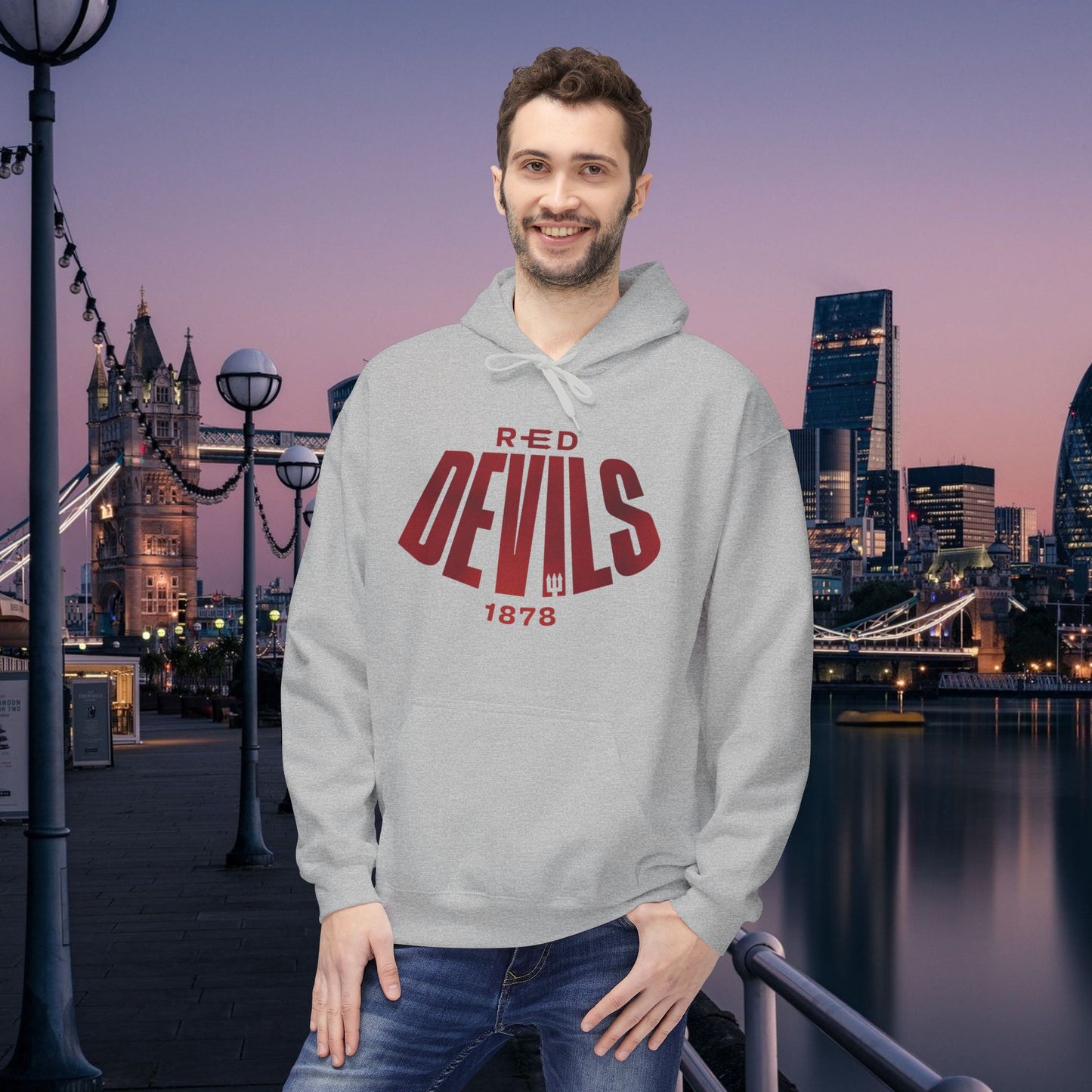 Unisex Hooded Sweatshirt - Red Devils (Manchester United)