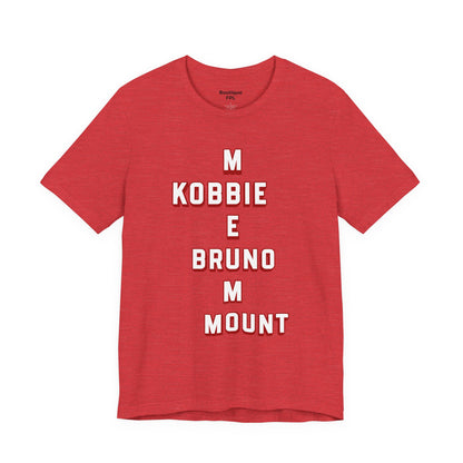 T-Shirt Mixte - Man United (Words, Mots)