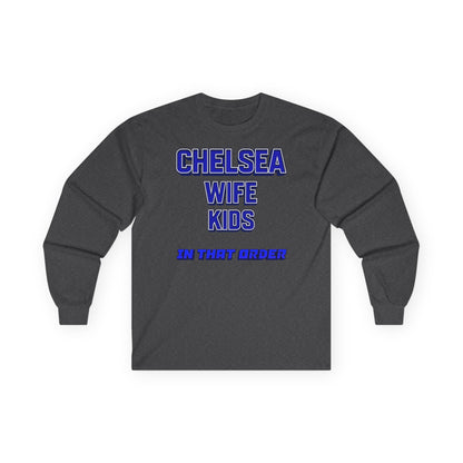 T-Shirt Manches Longues Mixte - In That Order (Chelsea)