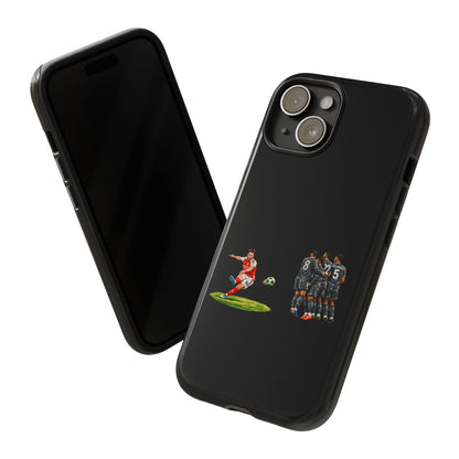 iPhone/Samsung Case - Declan Rice Free Kick (Arsenal phone case)