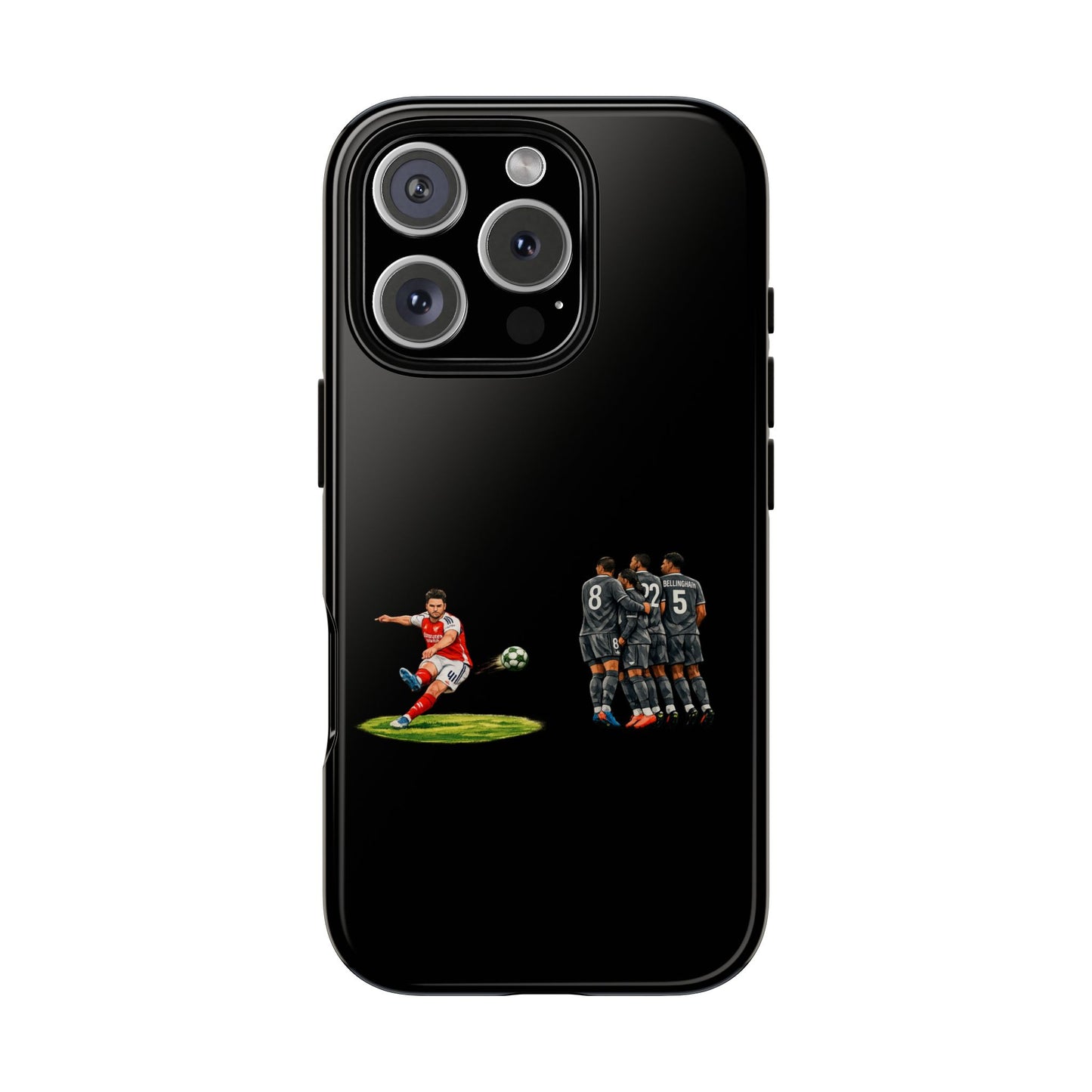 iPhone/Samsung Case - Declan Rice Free Kick (Arsenal phone case)