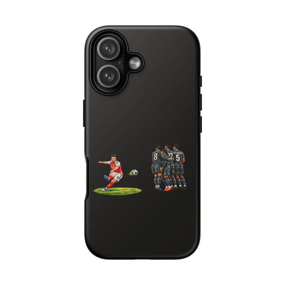 iPhone/Samsung Case - Declan Rice Free Kick (Arsenal phone case)
