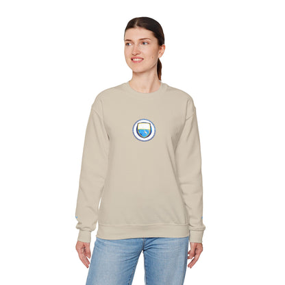Unisex sweater with embroidered design - Man City