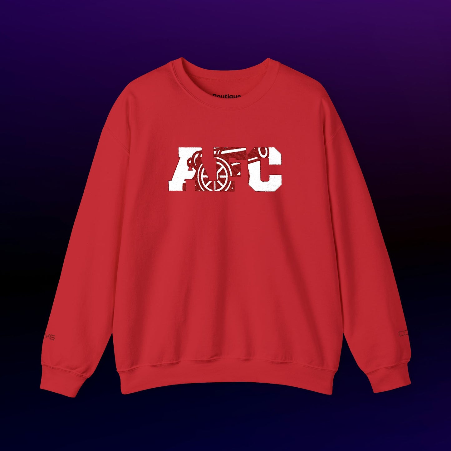 Pull Mixte avec motif Brodé - "AFC" Arsenal
