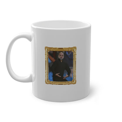 Mug - Pep Guardiola "Balls" (Gold Frame)