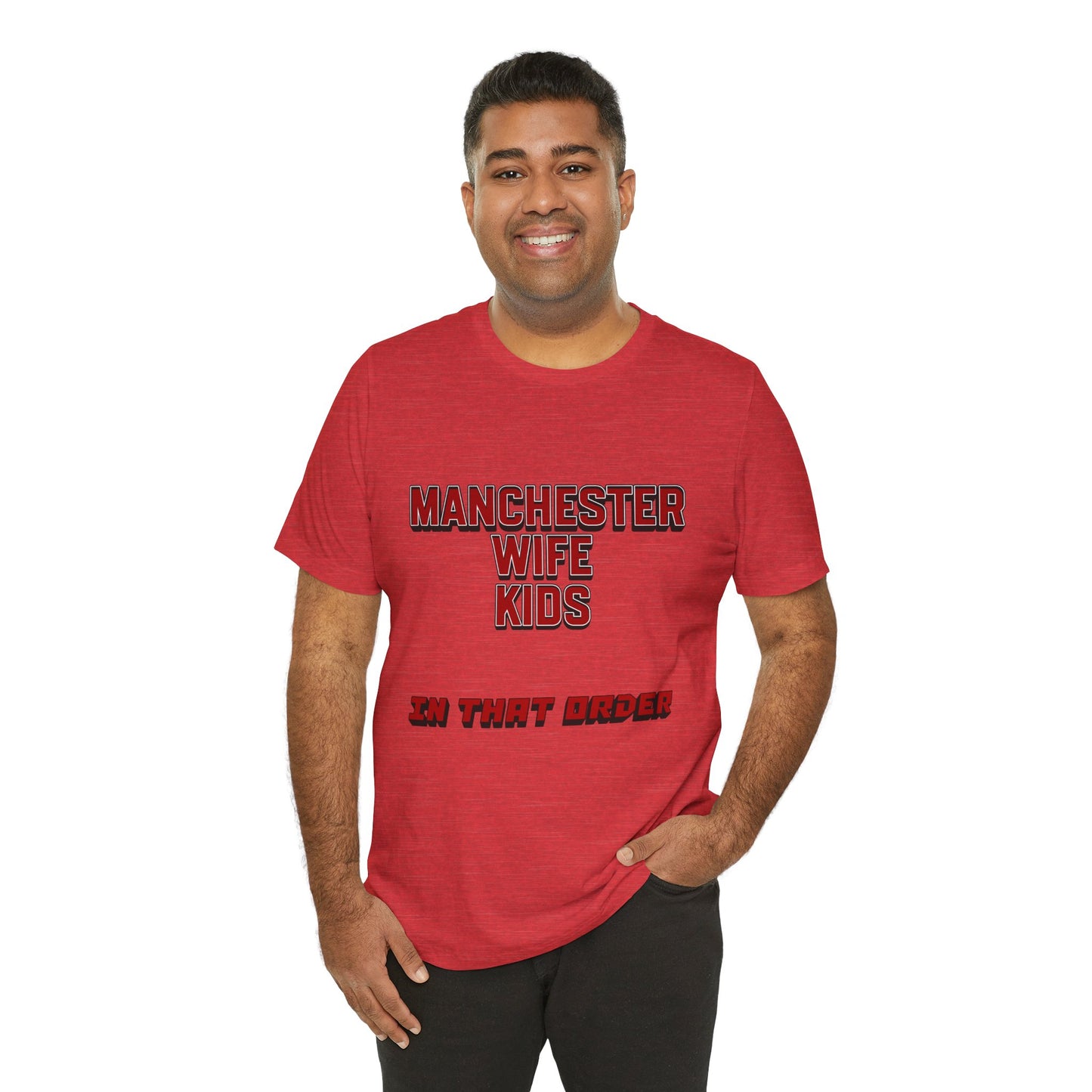 T-Shirt Mixte - In That Order (Manchester United)