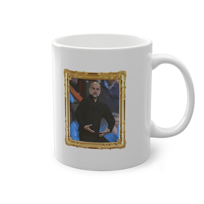 Mug - Pep Guardiola (Manchester City, Gold Frame)