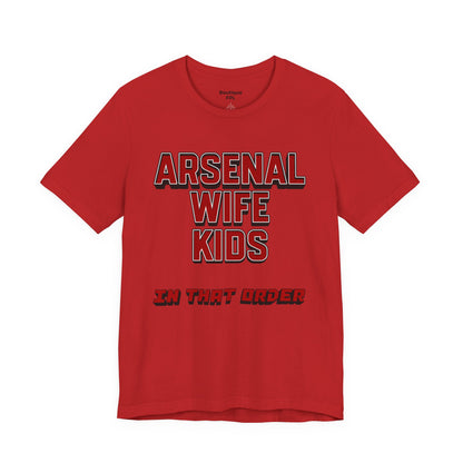 T-Shirt Mixte - In That Order (Arsenal)