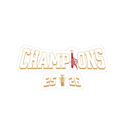 Football Sticker — Champions (Arsenal)