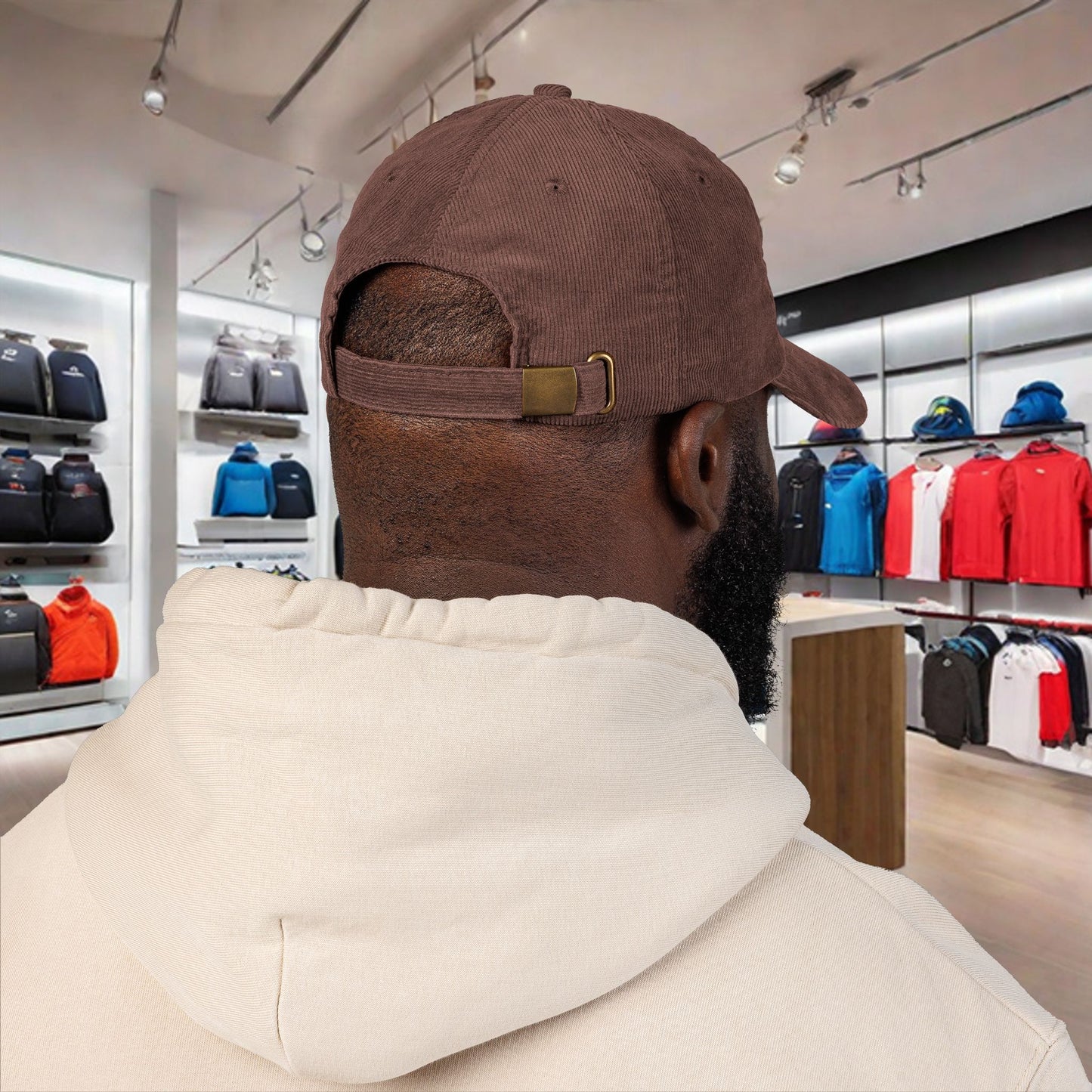 Casquette en velours côtelé et brodé - 'CHELSSS' Chelsea