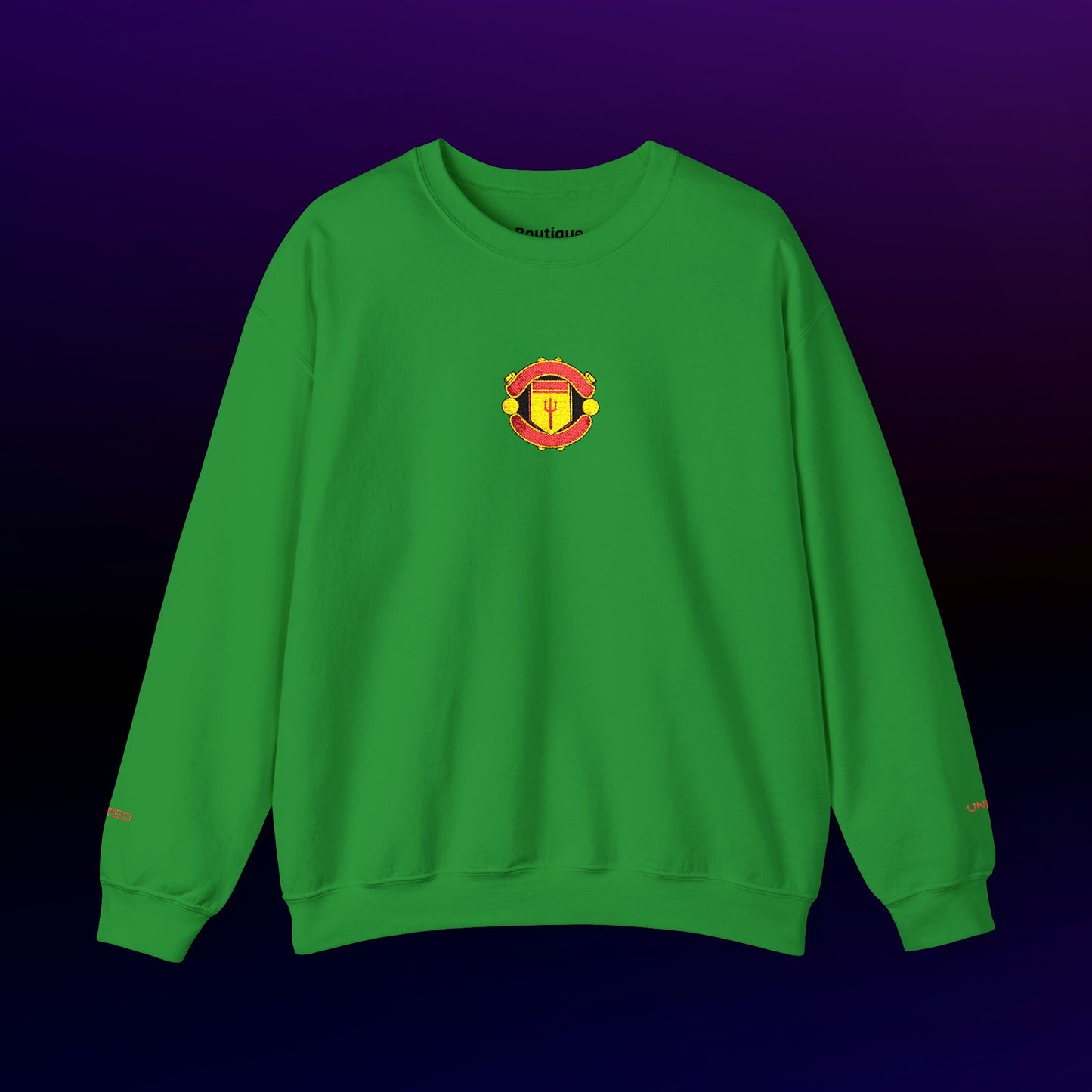 Unisex sweater with embroidered design - Man United