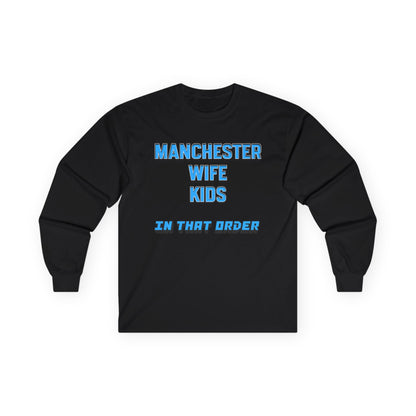 Mixed Long Sleeve T-Shirt - In That Order (Manchester City)